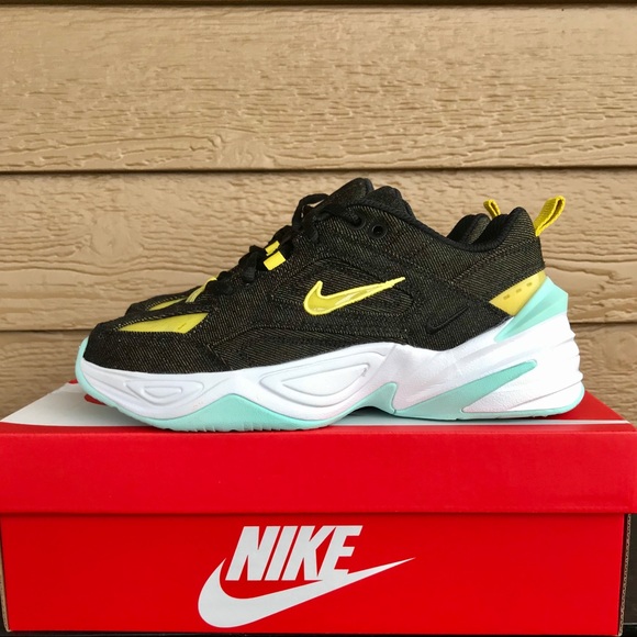 NEW Nike M2K TEKNO LX Denim Women’s Bright Citron - Picture 5 of 10